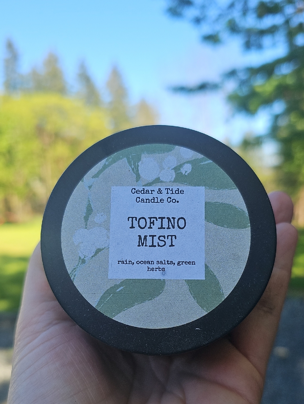 Hand Poured Tofino Mist Soy Candle